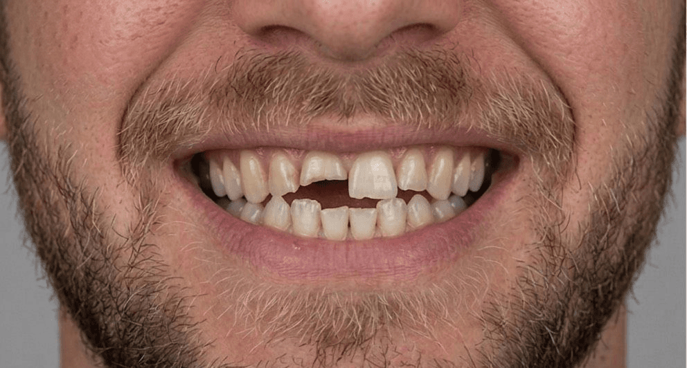 After veneer treatment